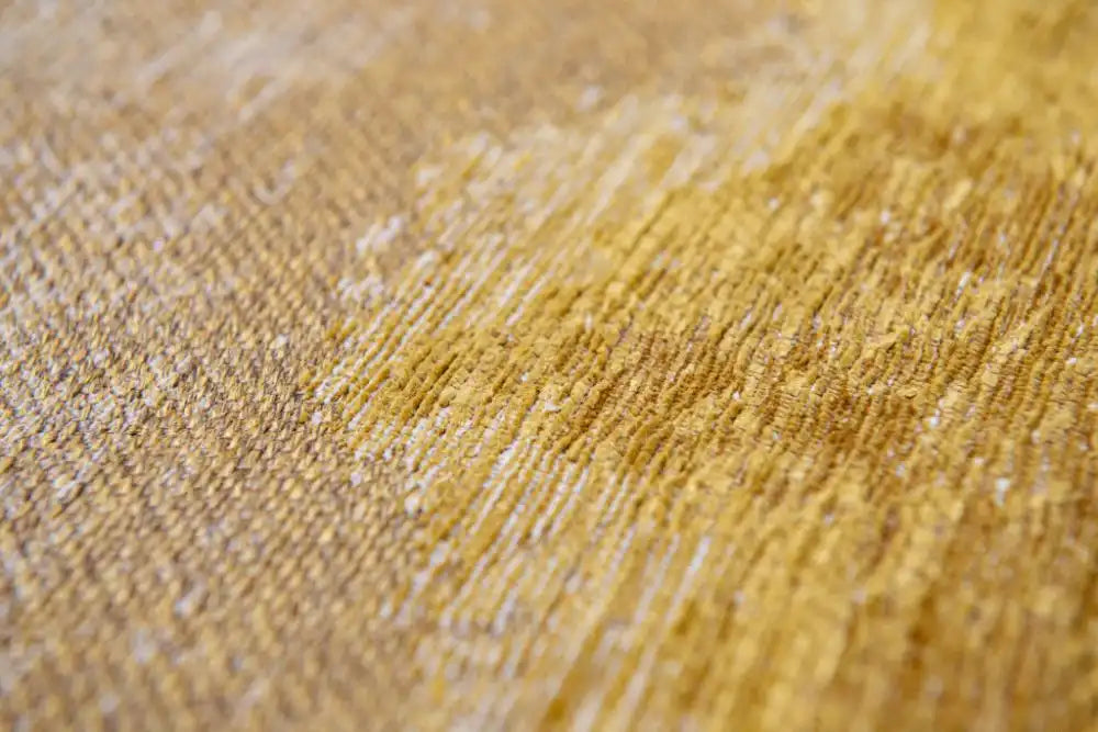 Louis de Poortere lagoon 9333 lagoon sunset Yellow, Ivory Living Room Flat Weave Rug.