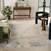 Nourison abstract hues beige grey abh01 beige grey Grey, Beige Living Room  Rug.