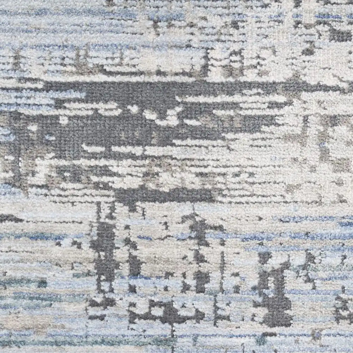 Nourison abstract hues beige grey abh02 blue grey Blue, Grey Living Room  Rug.