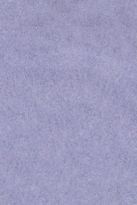 HMC tipped luxe fur air force blue Blue Living Room Shaggy Rug.