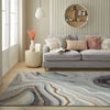 Concept Looms amara ama104 sage grey Grey, Ivory, Multicoloured Living Room  Rug.