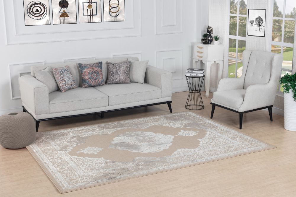 Surya lsr azra 2337 beige Beige Living Room Rug.