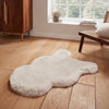 Think Rugs super teddy sheepskin beige Beige Living Room Shaggy Rug.