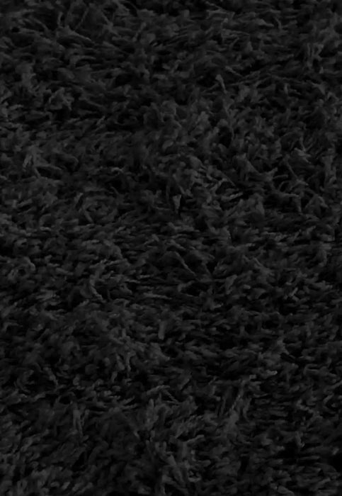 Homemaker jazz shaggy black Black Living Room Shaggy Rug.