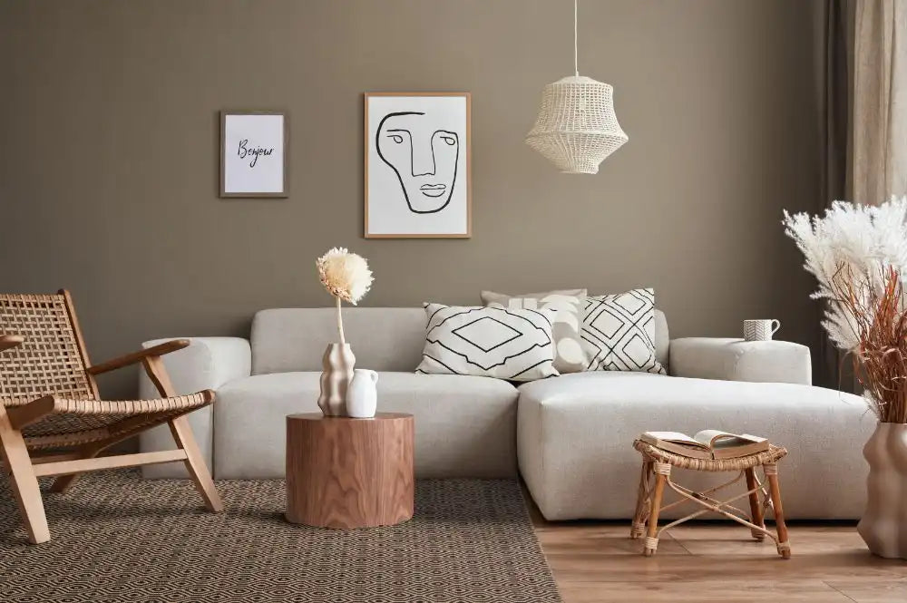 Asiatic global black mosaic Black Living Room Natural Fibre Rug.