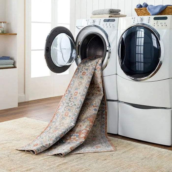 Surya lll boka 2306 copper Orange Living Room Geometric Rug.