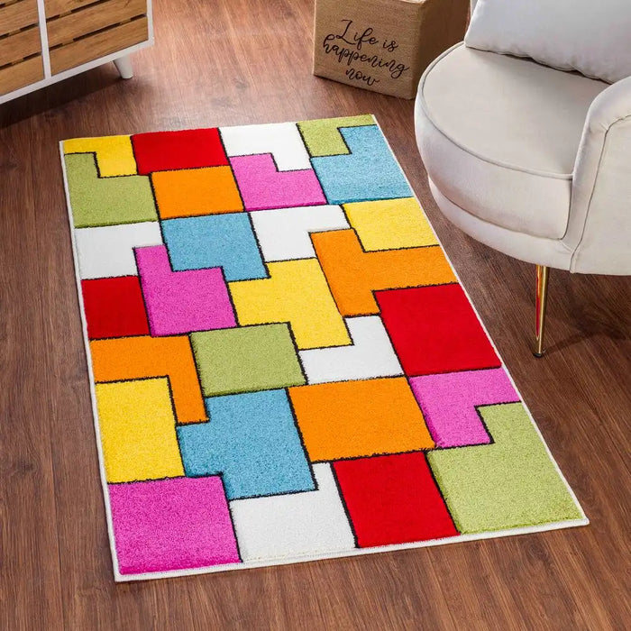 Surya lbu bonnie 2314 multicoloured Multicoloured Living Room Rug.