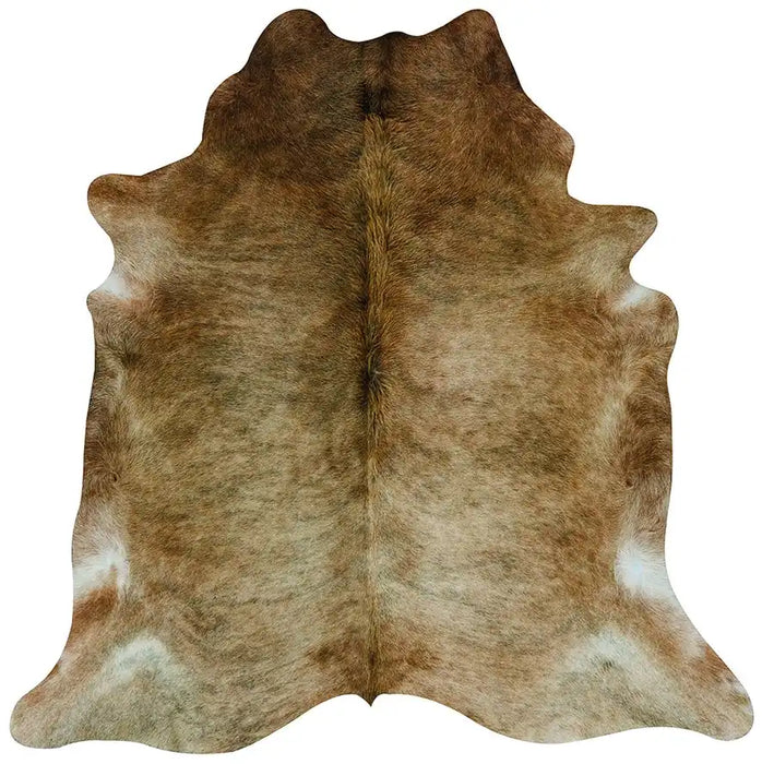 Likewise Matting faux hide brown Brown Living Room Rug.