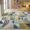 Concept Looms carnaval car101 Multicoloured Living Room Geometric Rug.