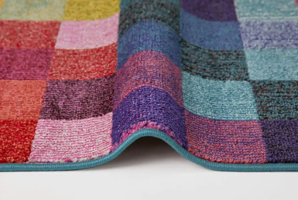 Concept Looms carnaval car103 Multicoloured Living Room Geometric Rug.