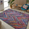 Concept Looms carnaval car104 Multicoloured Living Room Geometric Rug.