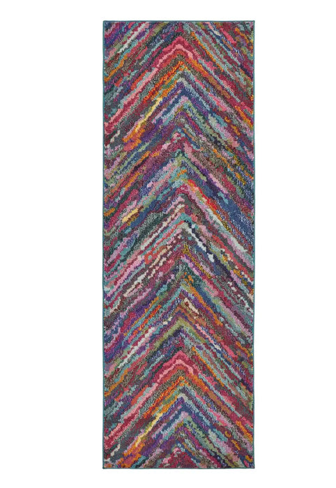 Concept Looms carnaval car104 Multicoloured Living Room Geometric Rug.