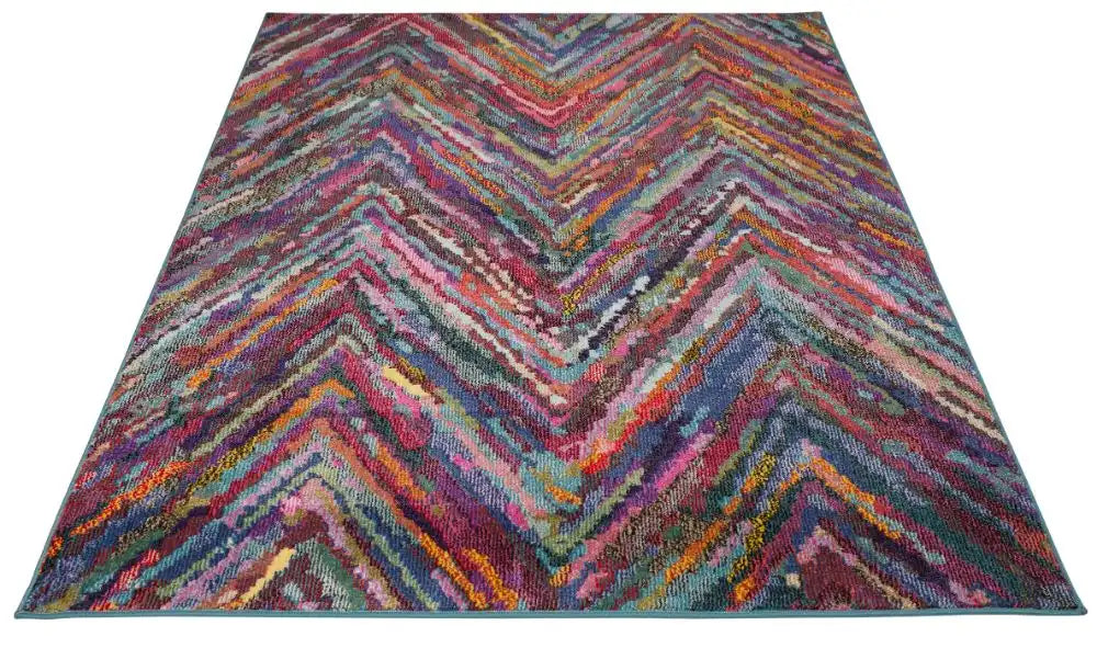 Concept Looms carnaval car104 Multicoloured Living Room Geometric Rug.