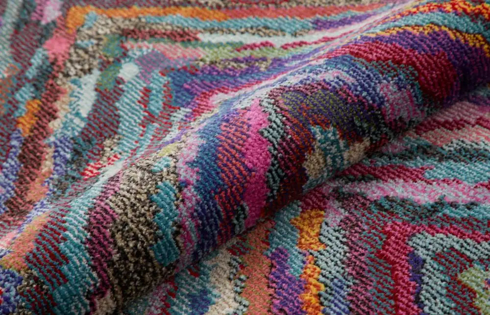 Concept Looms carnaval car104 Multicoloured Living Room Geometric Rug.