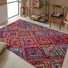 Concept Looms carnaval car105 Multicoloured Living Room Geometric Rug.