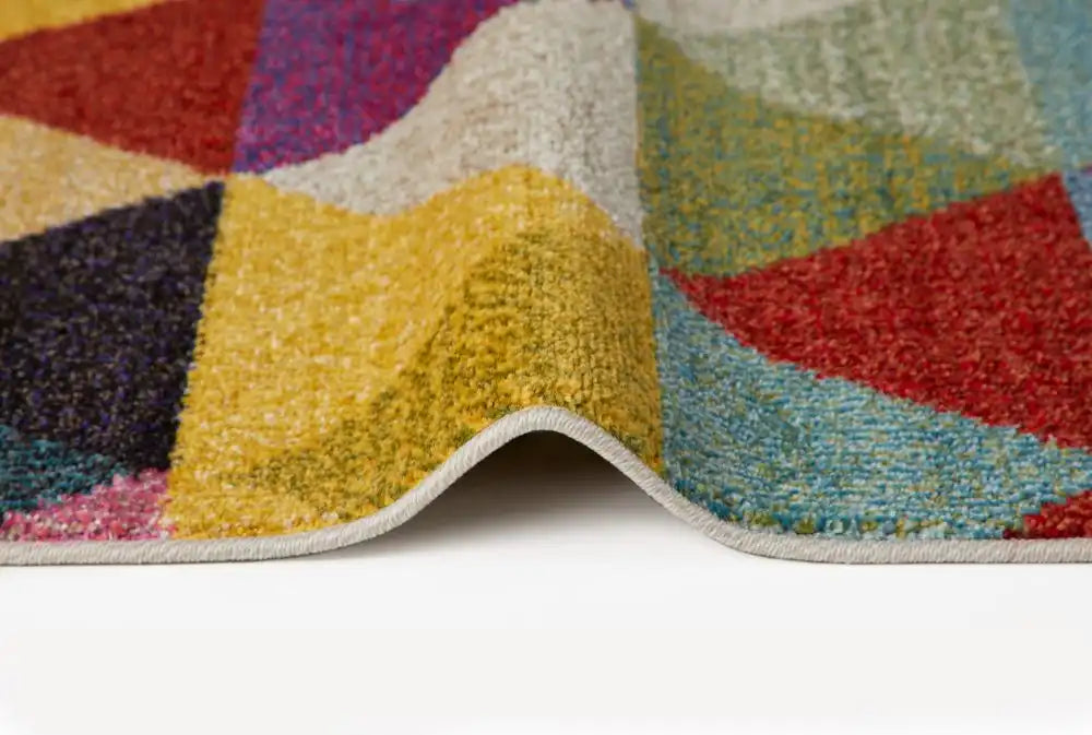 Concept Looms carnaval car110 Multicoloured Living Room Geometric Rug.