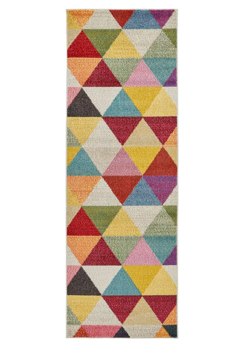 Concept Looms carnaval car110 Multicoloured Living Room Geometric Rug.