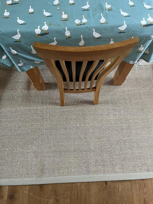 Sisal Rugs boucle sisal celeriac and sandstone border Beige Kitchen  Natural Fibre Rug.