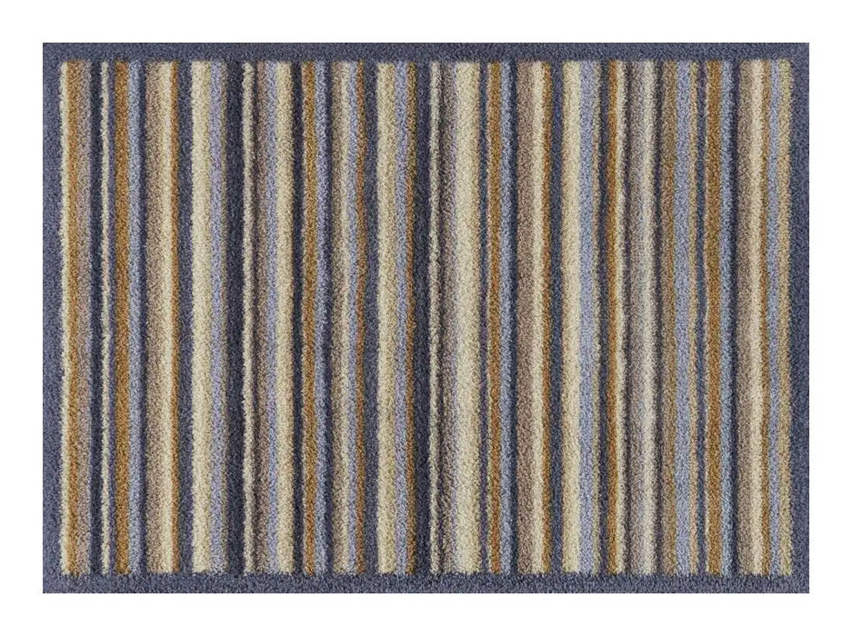 Turtle Mat turtle designs chestnut stripe Multicoloured Kitchen Washable Rug.