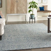 Nourison colorado clr02 indigo ivory Blue Living Room Wool Rug.