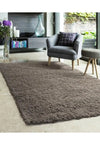 Homemaker jazz shaggy dark natural Beige Living Room Shaggy Rug.