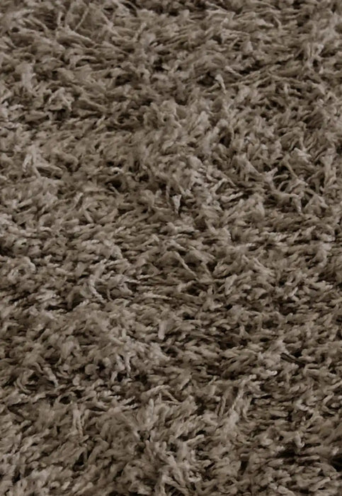 Homemaker jazz shaggy dark natural Beige Living Room Shaggy Rug.