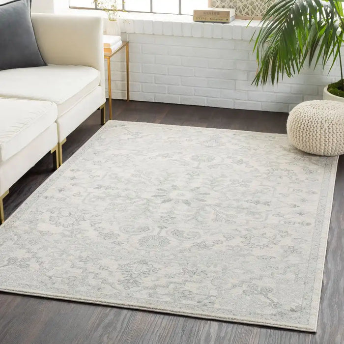 Surya hap edith 1069 grey Grey Living Room Moroccan Rug.