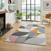 Think Rugs matrix think fe663 multi grey Multicoloured Living Room  Rug.