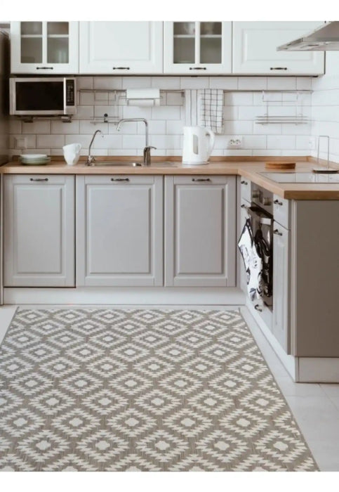 Homemaker county indoor outdoor geneva natural Beige Outdoor Geometric Rug.