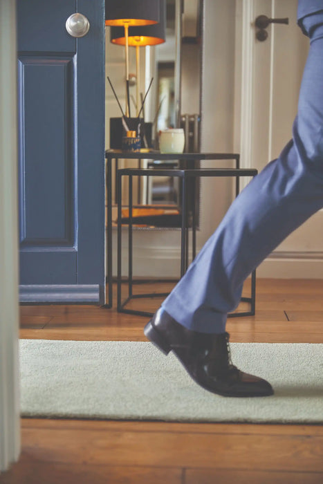 Origins sense ghost grey Grey Living Room Shaggy Rug.