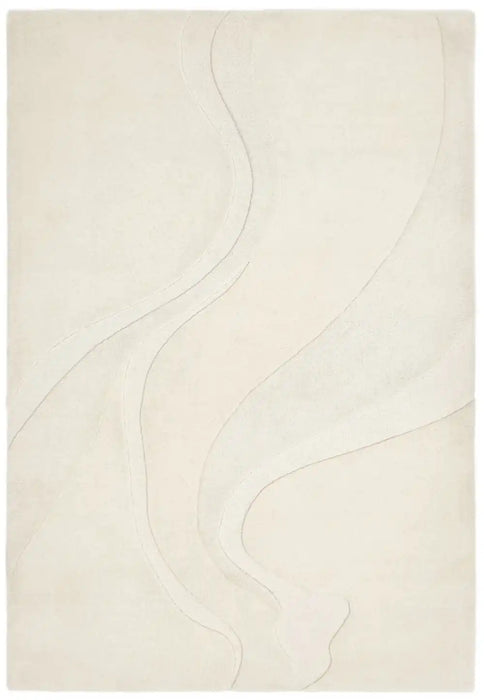 Asiatic olsen glide Ivory Living Room Wool Rug.