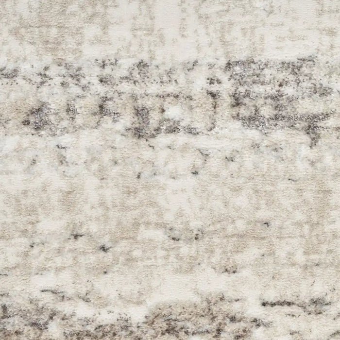 Nourison glitz glz 10 cream grey Grey, Cream Living Room Geometric Rug.