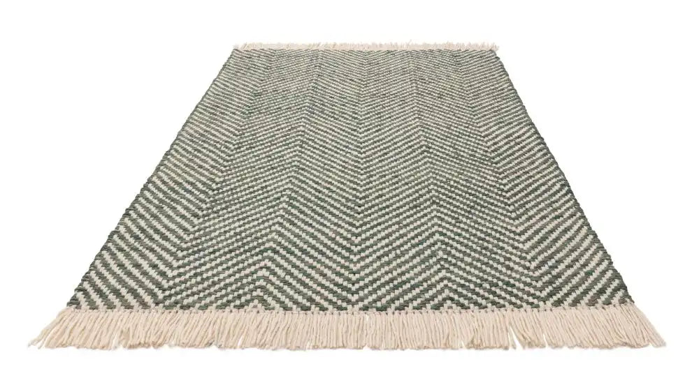 Asiatic vigo green Green Living Room Wool Rug.