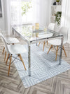 Origins washable soho grey Grey, Ivory Living Room Geometric Rug.