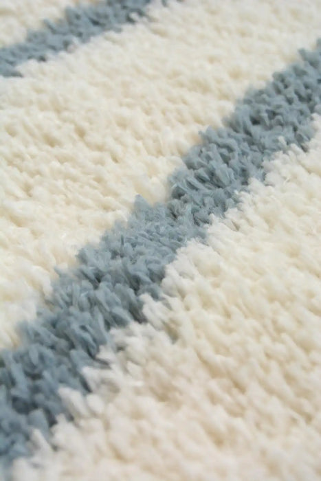 Homemaker snug melrose iso blue Blue, Ivory Living Room Geometric Rug.