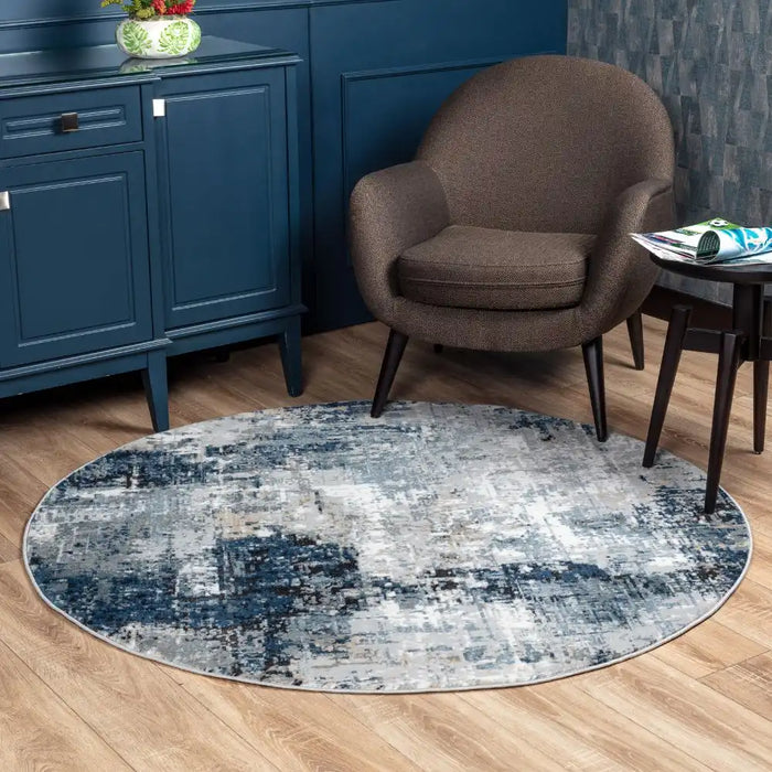 Surya jlo lena 2300 blue Blue Living Room  Rug.