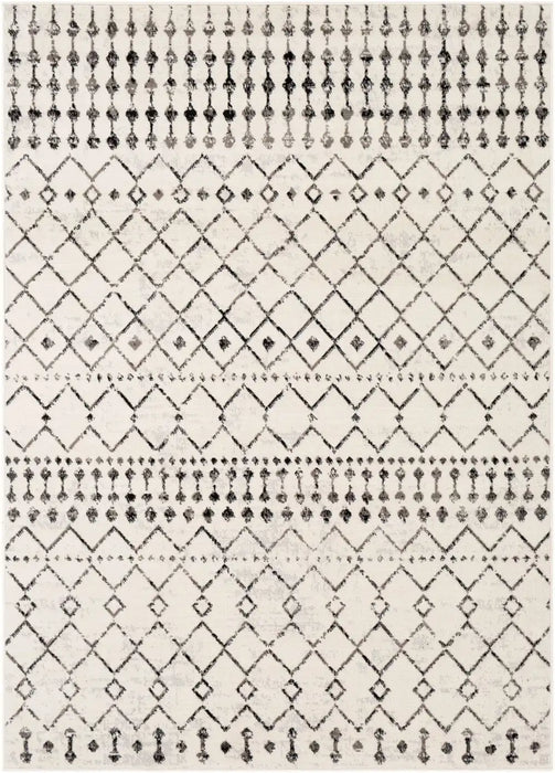 Surya pss leonor 2300 grey Cream Living Room Rug.