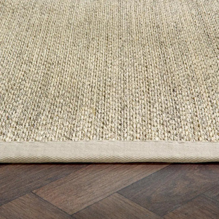 Origins origins sisal light beige with sand borde Beige Living Room Natural Fibre Rug.