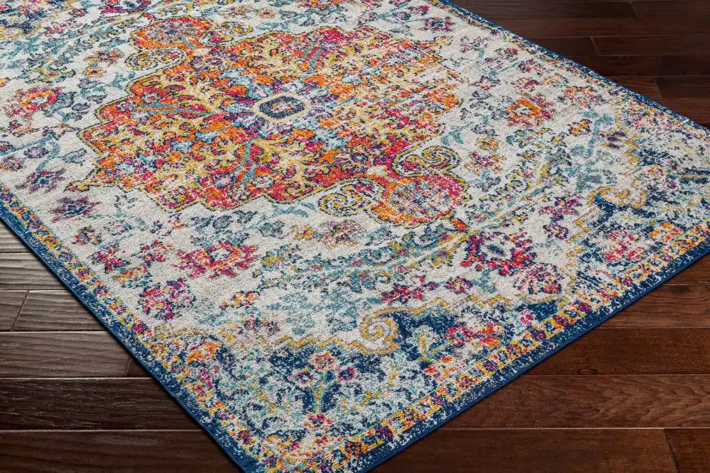 Surya hap lou 1000 multicoloured Multicoloured Living Room Moroccan Rug.