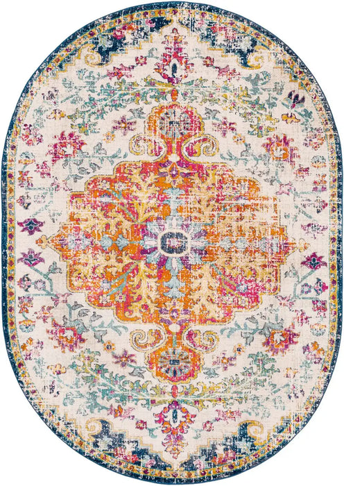 Surya hap lou 1000 multicoloured Multicoloured Living Room Moroccan Rug.