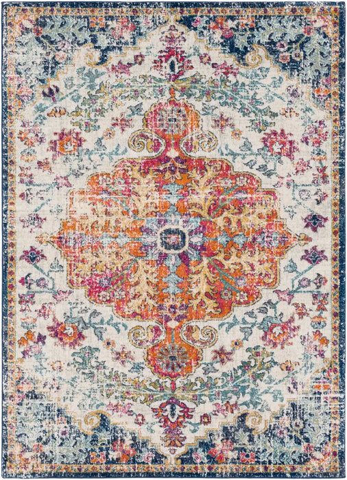 Surya hap lou 1000 multicoloured Multicoloured Living Room Moroccan Rug.