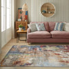 Concept Looms lux washable lux05 multi Multicoloured Living Room Washable Rug.