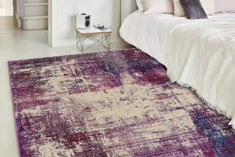 Asiatic colores cloud magenta co08 Purple Living Room Rug.