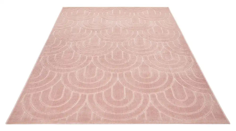 Concept Looms maze maz103 dusty pink Pink Living Room Geometric Rug.