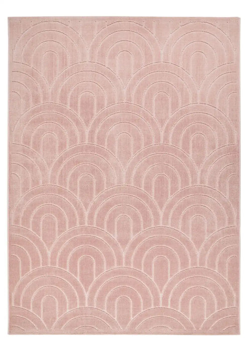 Concept Looms maze maz103 dusty pink Pink Living Room Geometric Rug.