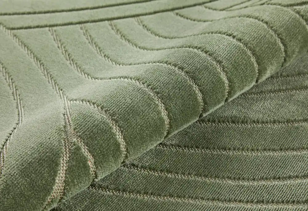 Concept Looms maze maz105 green Green Living Room Geometric Rug.