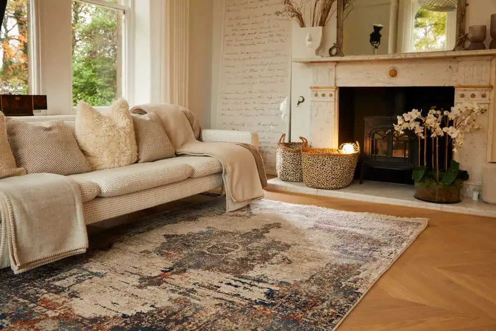 Origins cairo origins multi Multicoloured Living Room Rug.