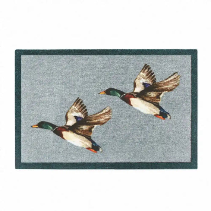 My Mats nylon indoor my flying ducks Blue, Multicoloured Kitchen Washable Rug.