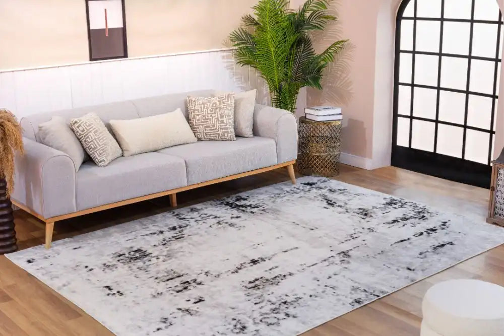 Surya pss natalia 2303 black Grey Living Room Rug.