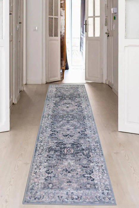 Homemaker maestro new trad grey pink Grey Living Room Rug.